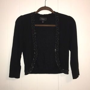 Formal cropped sweater